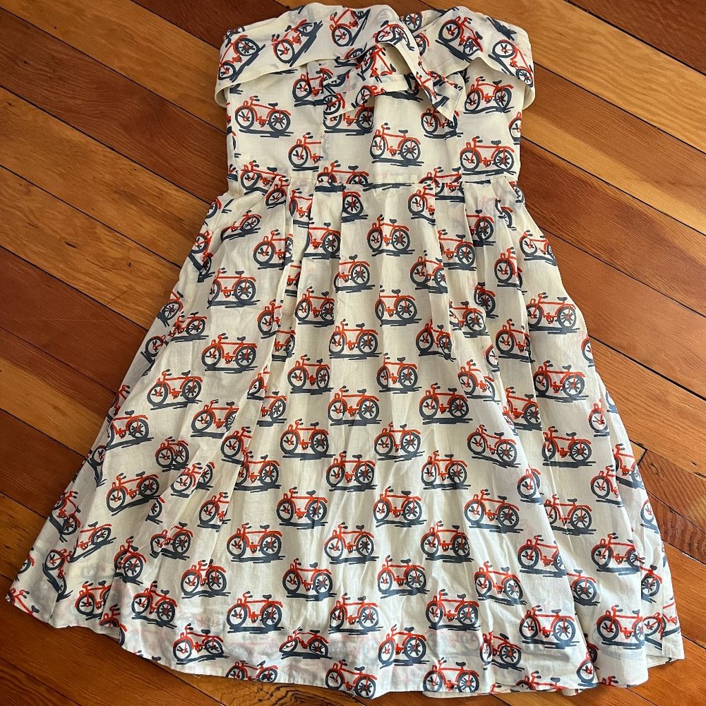 Anthropologie Bike Lane Dress Strapless Size 2